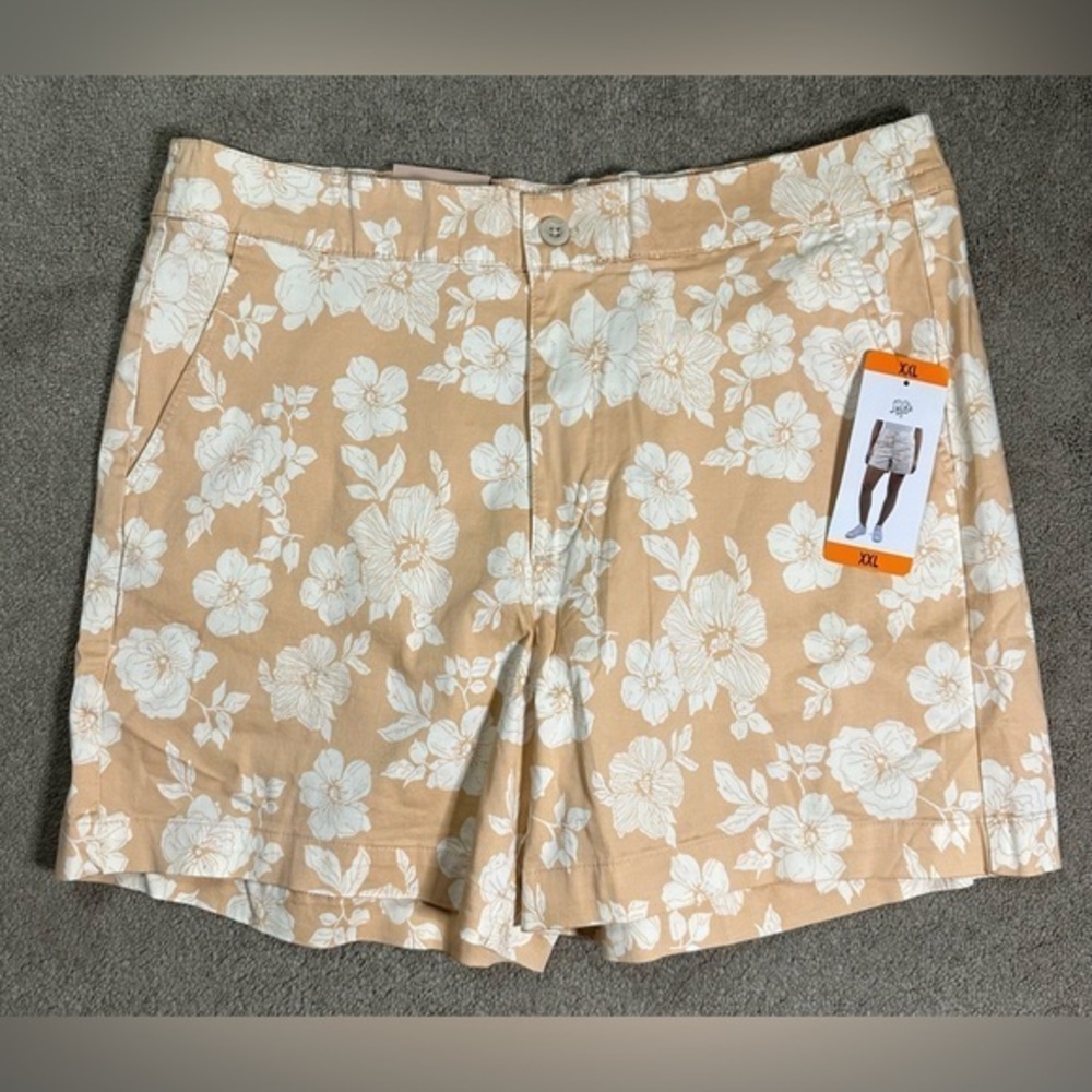 Jachs Girlfriend‎ Womens Shorts XXL NY Tropical Floral Casual Beach Island NWT